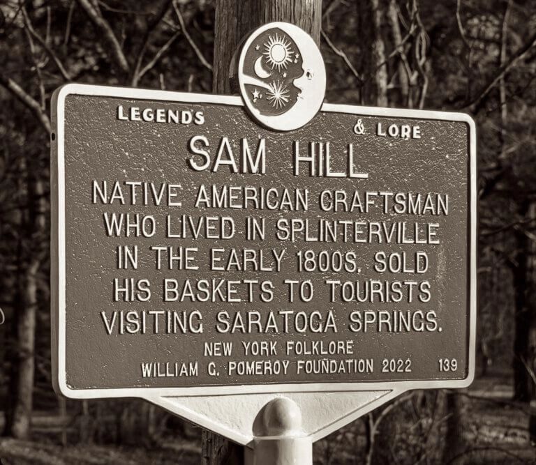 Sam Hill historic marker*, Spliterville Hill, NY