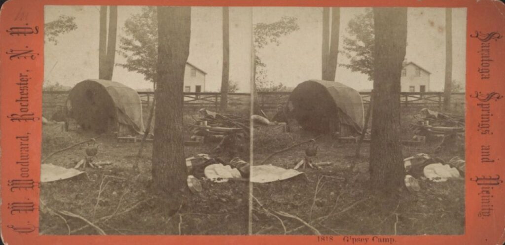 1868 "G'psey Camp" Saratoga Springs, NY