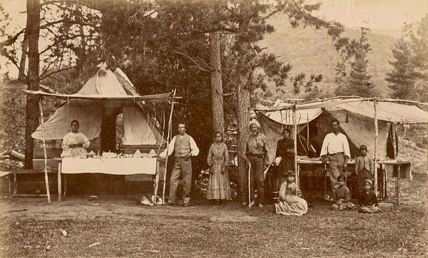 Lake George St. Francis Abenaki encampment.